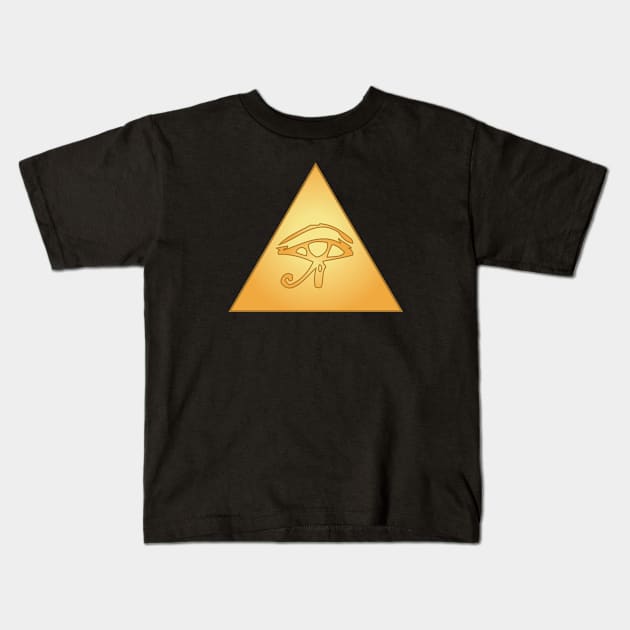 All Seeing Eye / Eye of Horus Kids T-Shirt by PhantomLiving